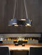 Moderne LED 27 inch Olde Bronze Chandelier Round Pendant Ceiling Light in 2700K