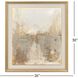 Goldenscape White and Metallic and Brown Framed Art, The Studio