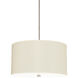 Dayna Shade Pendants 4 Light 24 inch Brushed Nickel Pendant Ceiling Light