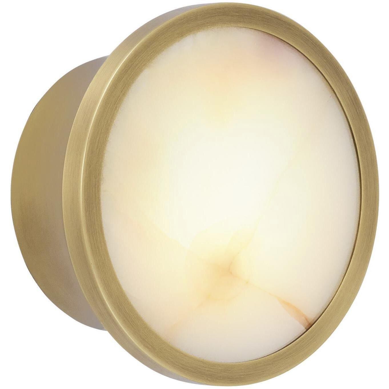 Louisa 1 Light 6.5 inch Antique Brass Flush Mount Ceiling Light