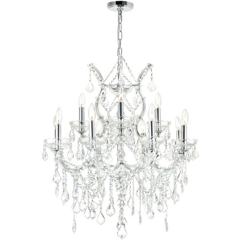 Maria Theresa 13 Light 30 inch Chrome Up Chandelier Ceiling Light