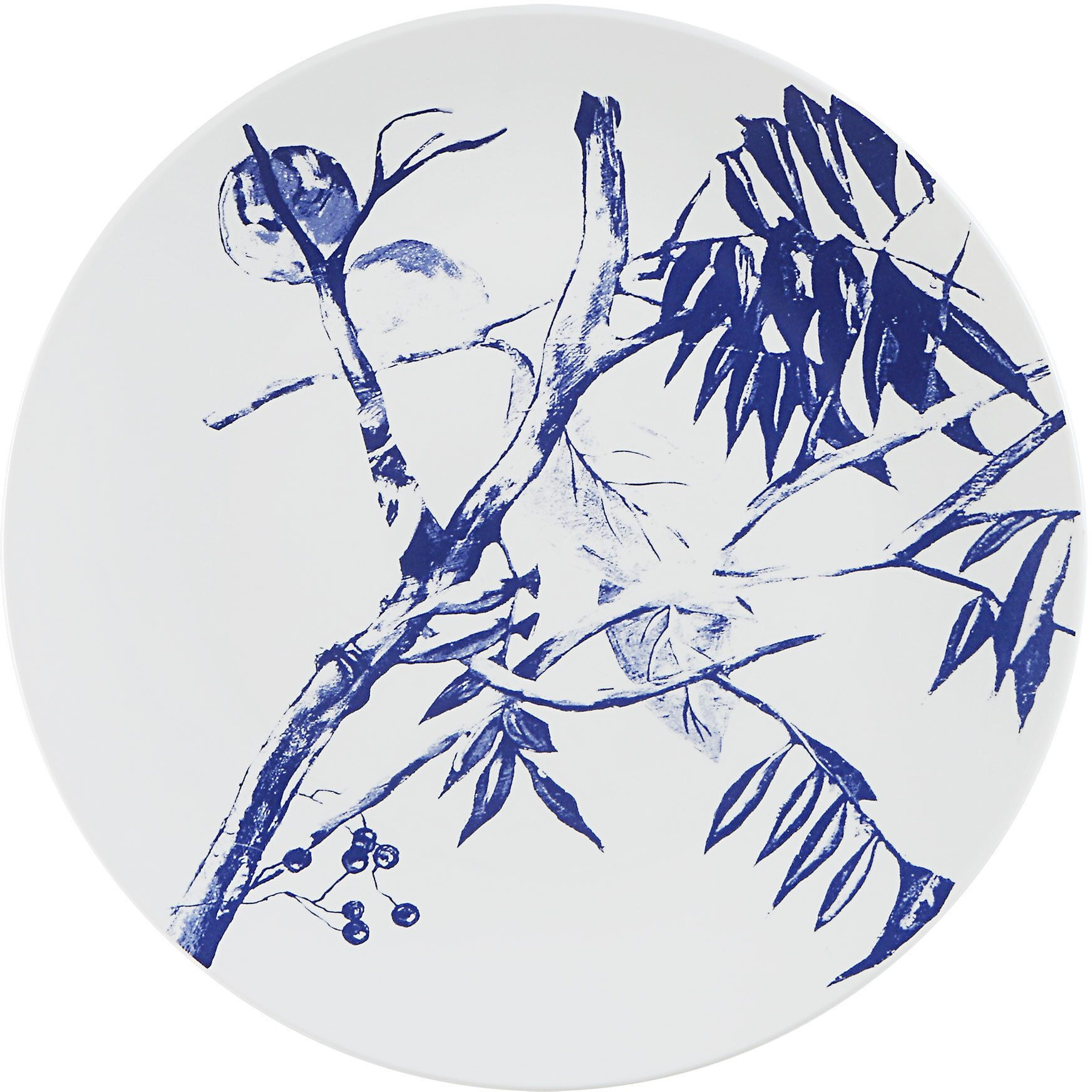 Narine White and Blue Wall Decor, Set of 5