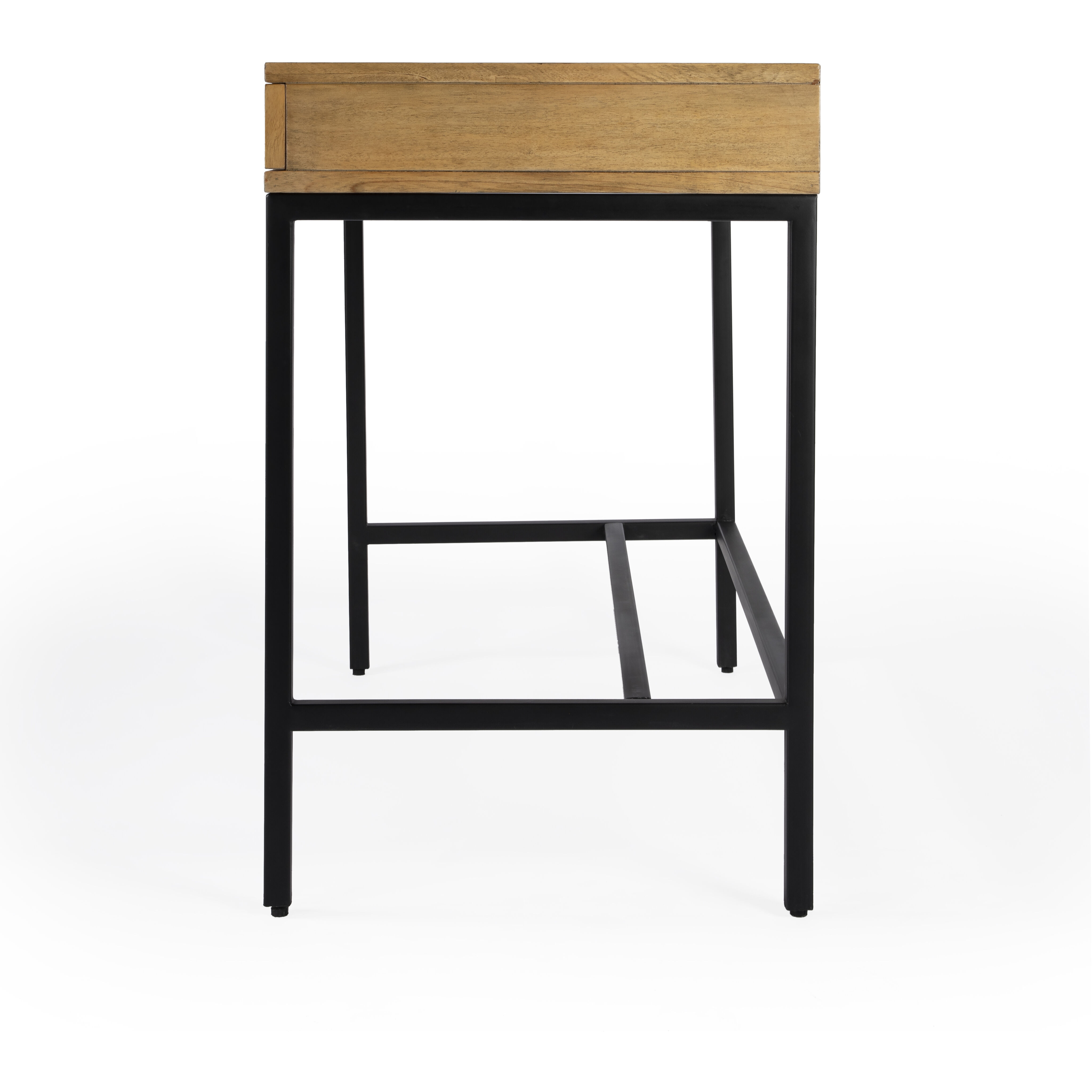 Hans 2-Drawer Writing Desk in Light Brown