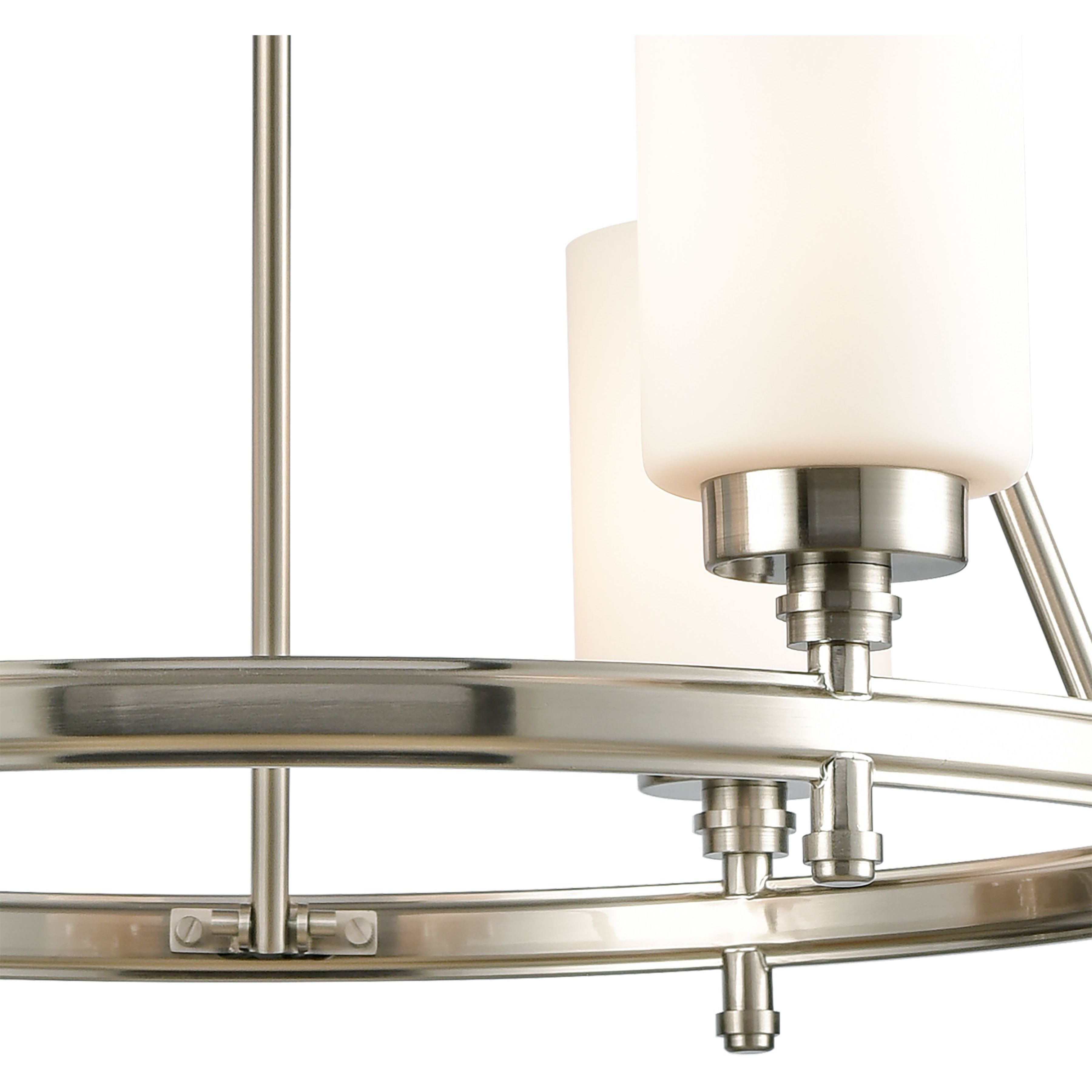 Dawson 6 Light 25 inch Satin Nickel Chandelier Ceiling Light