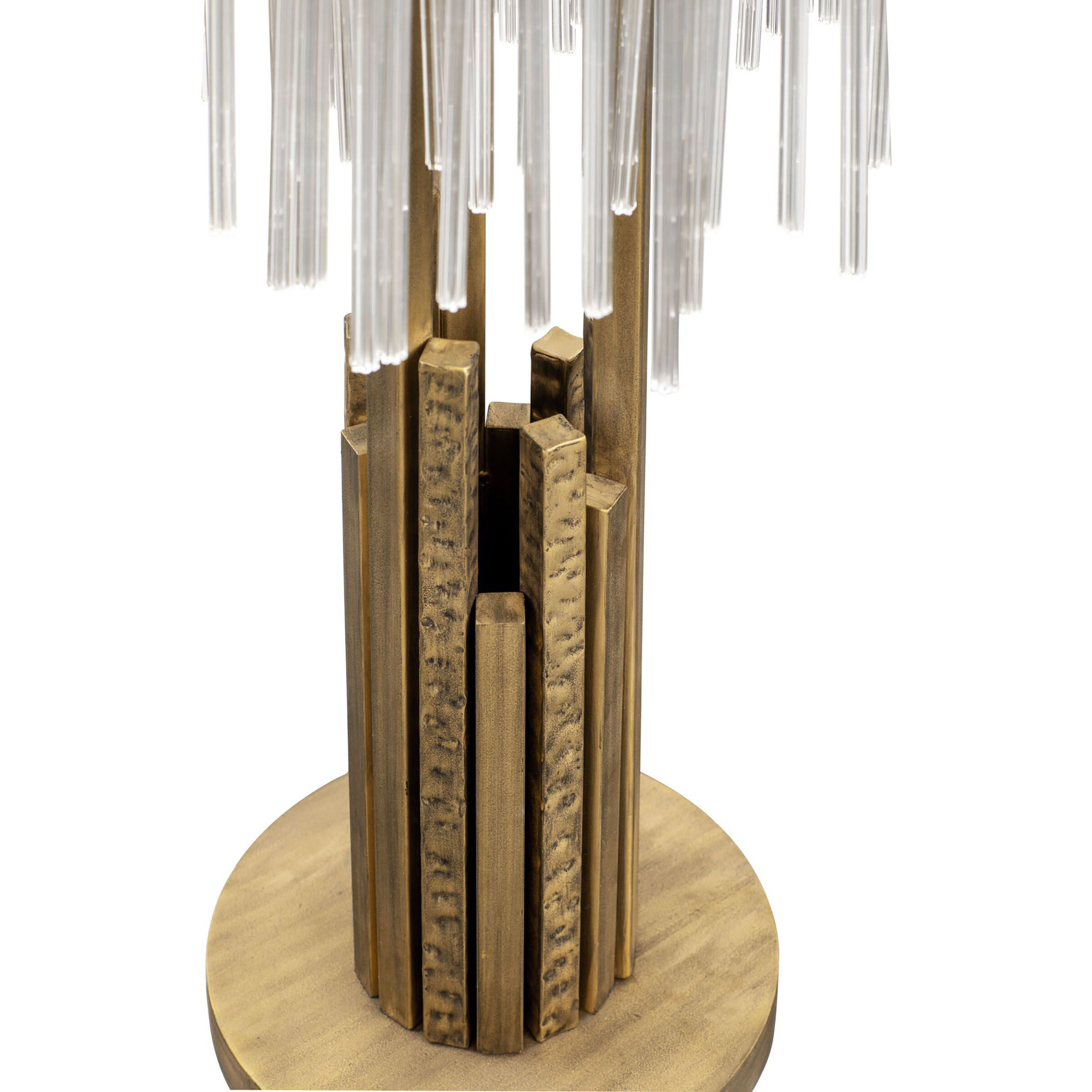 Matrix 30 inch 60 watt Havana Gold Table Lamp Portable Light