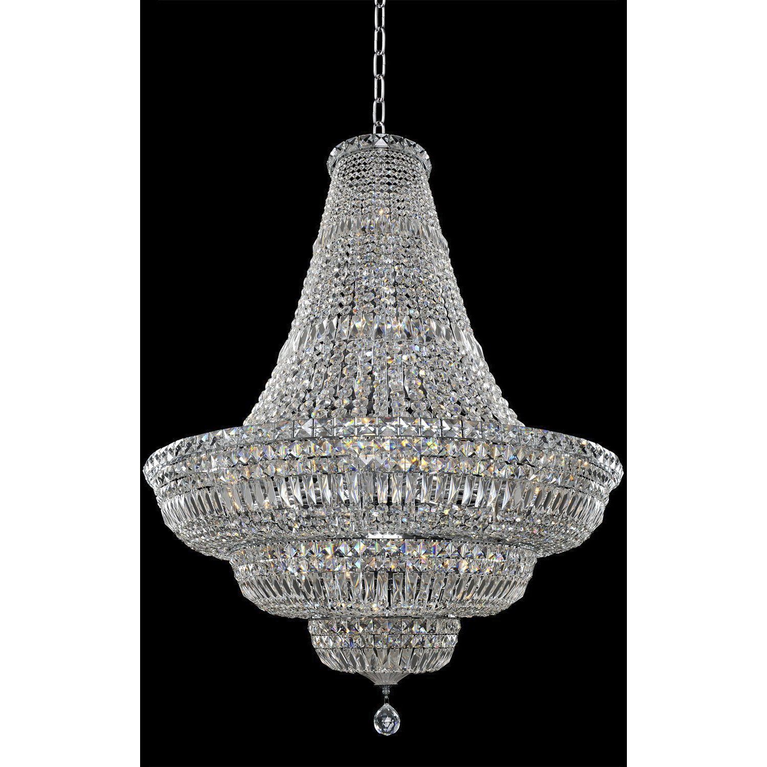 Betti 33 Light 36 inch Chrome Pendant Ceiling Light