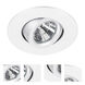 Ocularc LED White Recessed Lighting in Spot, 3000K