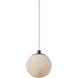 Stone LED 4 inch Matte Black Pendant Ceiling Light