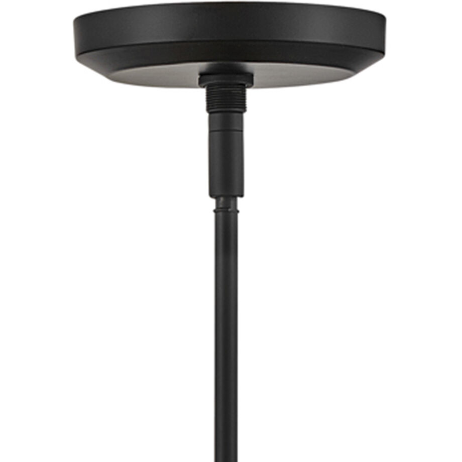 Lisa McDennon Luca 3 Light 21.25 inch Black Indoor Chandelier Ceiling Light, Convertible to Semi-Flush