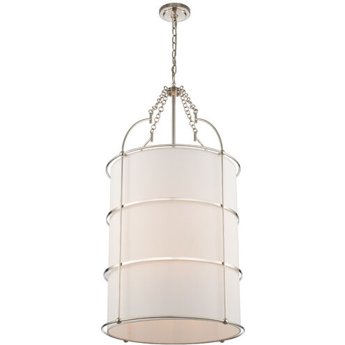 Carson 8 Light 20 inch Polished Nickel Foyer Pendant Ceiling Light