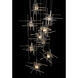 Tura 9 Light 29.6 inch Sterling Pendant Ceiling Light, Round