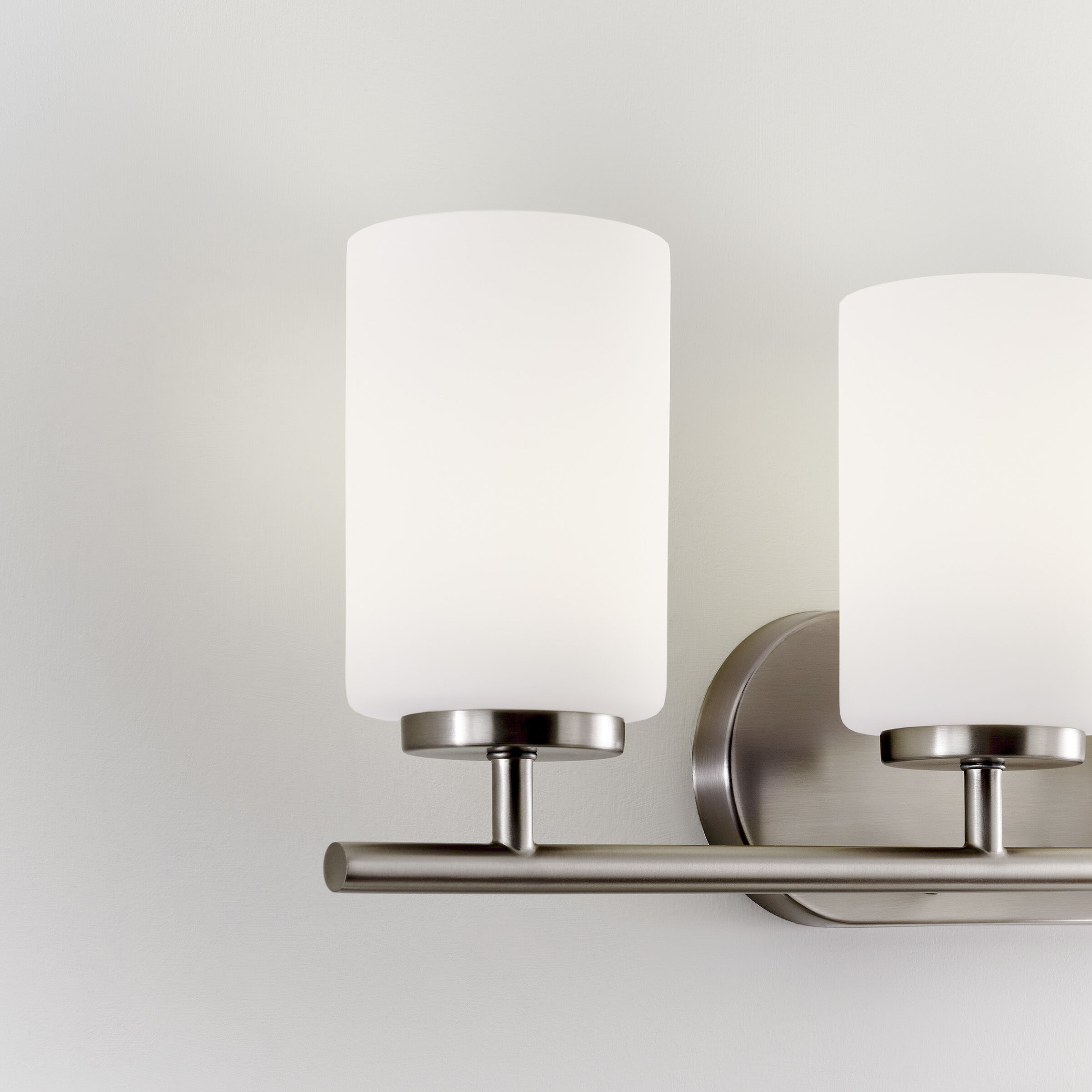 Oslo 4 Light 27.5 inch Brushed Nickel Wall Bath Fixture Wall Light