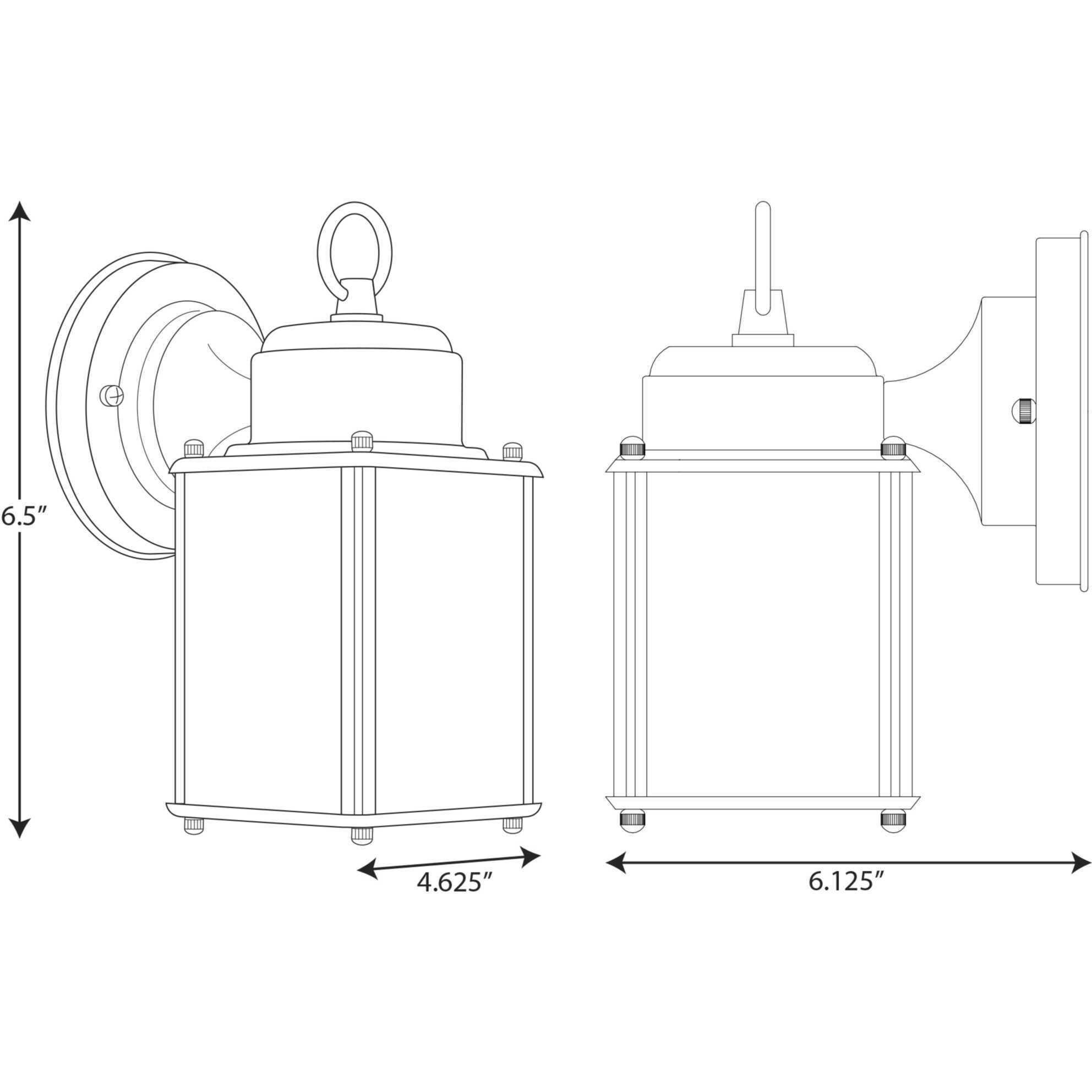 Roman Coach 1 Light 7 inch Antique Bronze Outdoor Wall Lantern, Small