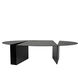 Minerva 66 X 29.5 inch Matte Black Coffee Table