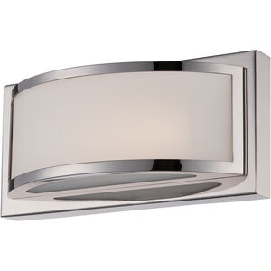 Mercer LED 10 inch Polished Nickel Vanity Light Wall Light