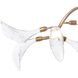 Calla LED 26 inch Natural Brass Chandelier Ceiling Light