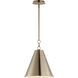 Veritas 1 Light 12 inch Heritage Single Pendant Ceiling Light