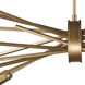 Xenia 10 Light 42 inch Matte Gold Chandelier Ceiling Light