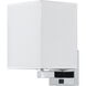 Signature 2 Light 7 inch Brushed Steel Wall Lamp Wall Light