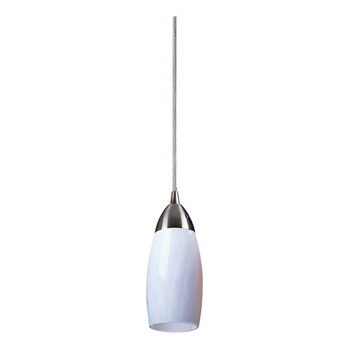 Castle 1 Light 3 inch Satin Nickel Mini Pendant Ceiling Light