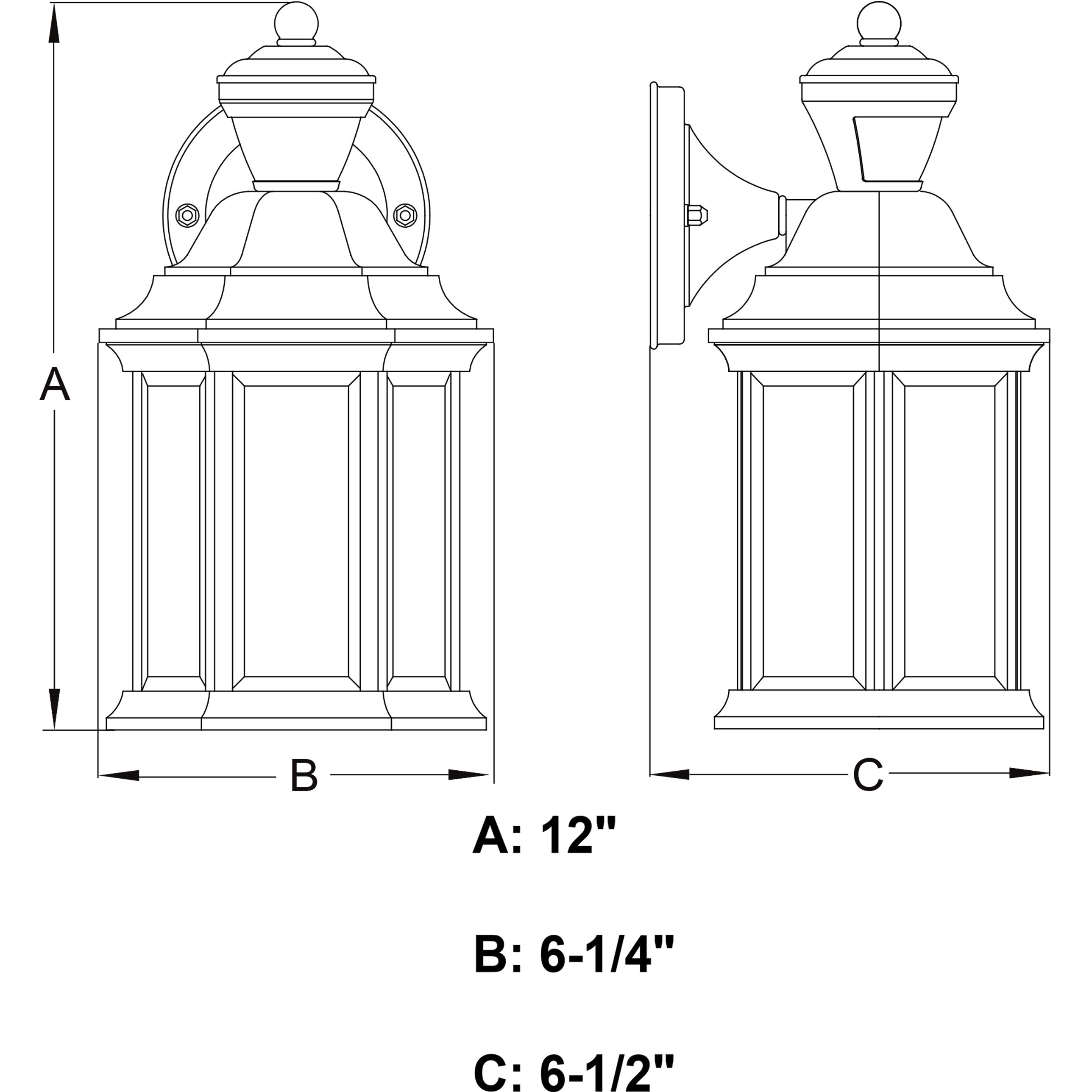 Auburn Textured White Outdoor Motion Sensor