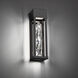 Polar LED 16 inch Black Outdoor Wall Light, Beyond