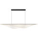 Manta LED 70.75 inch Black Linear Pendant Ceiling Light