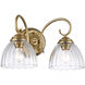 Audra Vanity Wall Light in Chrome