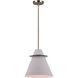 Talia 1 Light 12 inch Gold and Matte Grey Pendant Lighting Ceiling Light