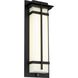 Frank LED 18 inch Sand Black Wall Sconce