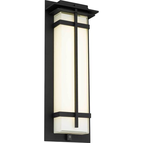 Frank LED 18 inch Sand Black Wall Sconce