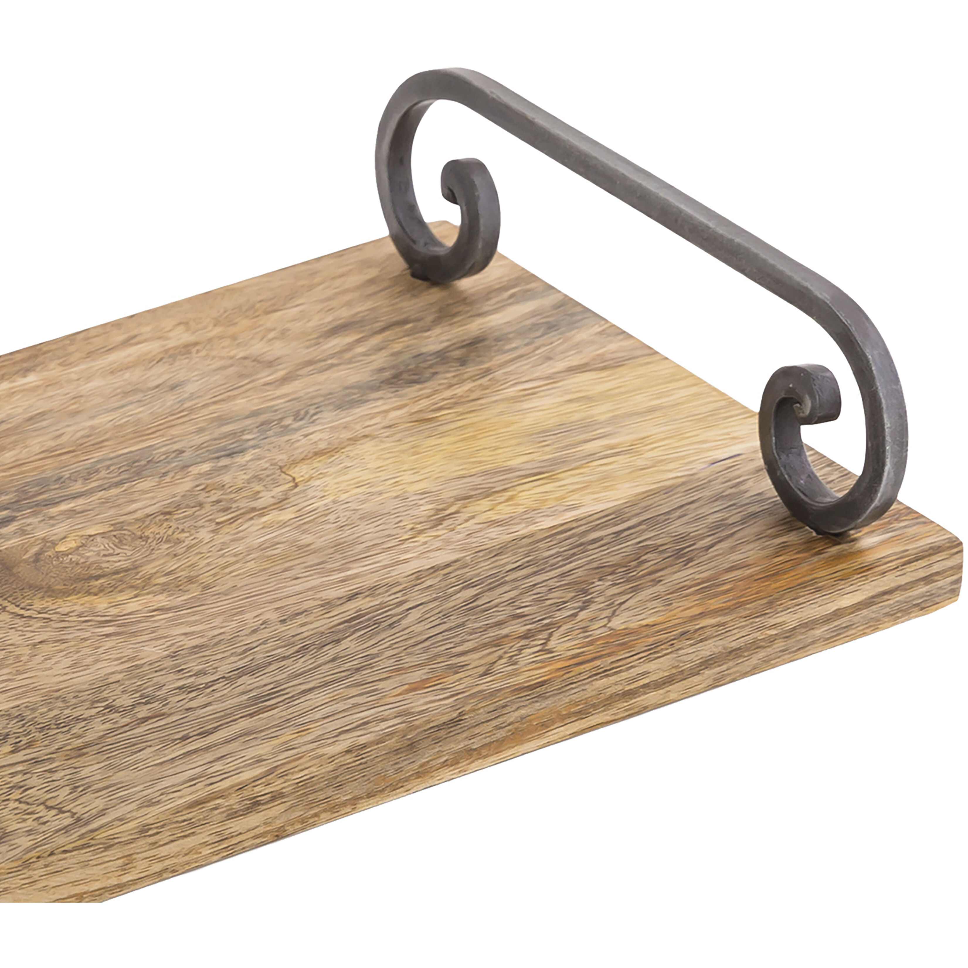 Highland Natural with Black Tray, Set of 2