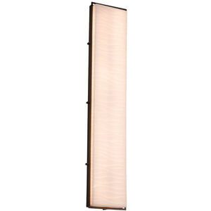 Porcelina LED 12 inch Brushed Nickel ADA Wall Sconce Wall Light