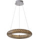 Canada LED 19.69 inch Chrome Chandelier Ceiling Light