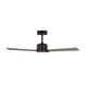 Rozzen 44 inch Aged Pewter with Light Grey Weathered Oak Blades Indoor/Outdoor Ceiling Fan