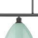 Ballston Plymouth Dome 4 Light 50 inch Oil Rubbed Bronze Island Light Ceiling Light in Matte Seafoam