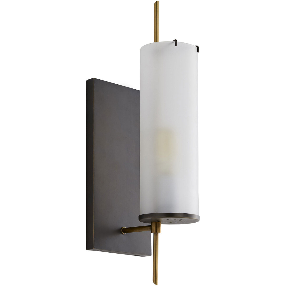 Stefan Sconce Wall Light in Bronze/Antique Brass, Essential Lighting