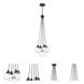 Neighborhood Que 5 Light 14.75 inch Flat Black Pendant Ceiling Light