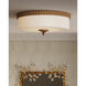 Bryce LED 16.25 inch Gold Flush Mount Ceiling Light, Barry Goralnick Collection