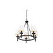 Transitional 5 Light 26 inch Oil Rubbed Bronze Chandelier Ceiling Light