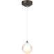 Fritz 1 Light 5.5 inch Bronze Mini Pendant Ceiling Light