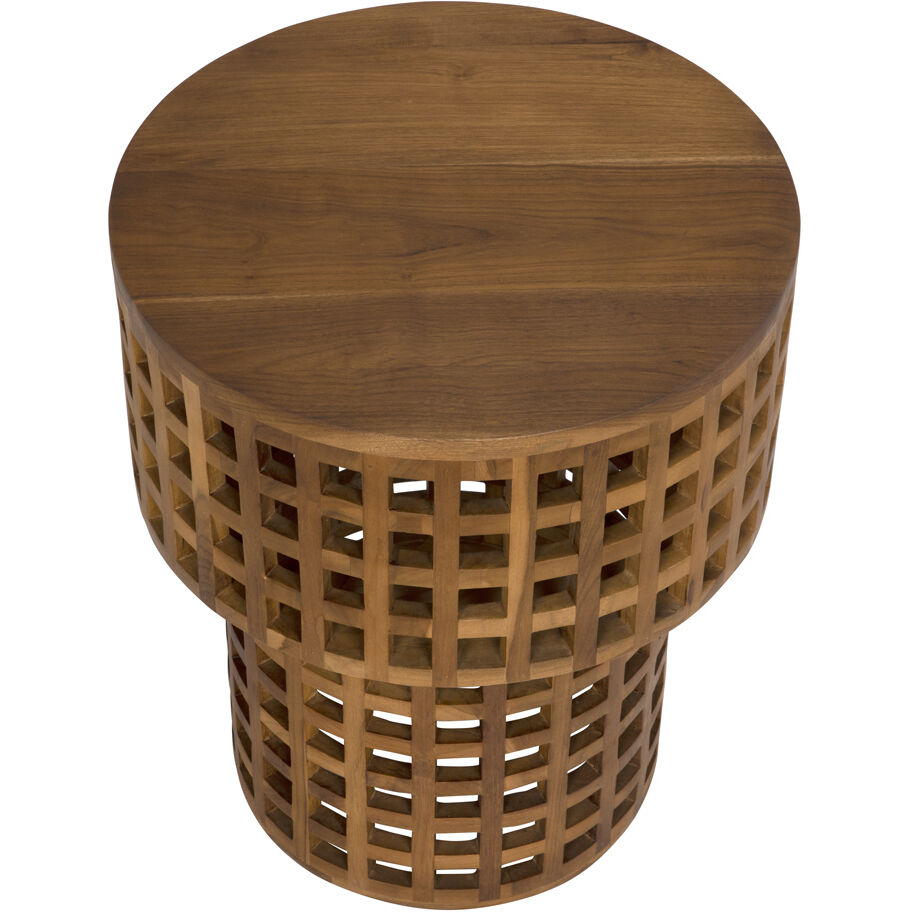 Flynn 24.5 X 20 inch Clear Coat Flat Side Table