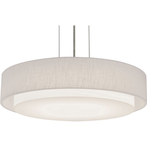 Sanibel 1 Light 18 inch Satin Nickel Pendant Ceiling Light