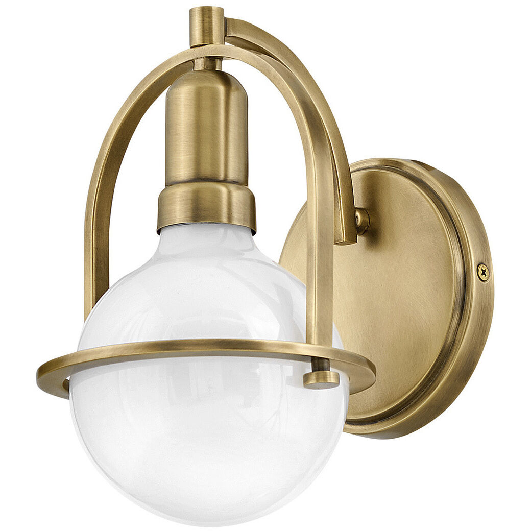 Somerset 1 Light 7.5 inch Heritage Brass Vanity Light Wall Light