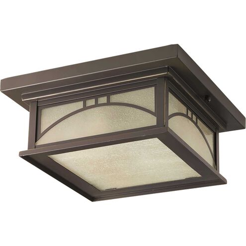 Residence 2 Light 12 inch Antique Bronze Outdoor Flush Mount