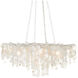 Lusso 16 Light 43.5 inch Pearlized White Chandelier Ceiling Light