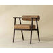 Sova Antique Brown / Sahara Camel Leather Dining Armchair