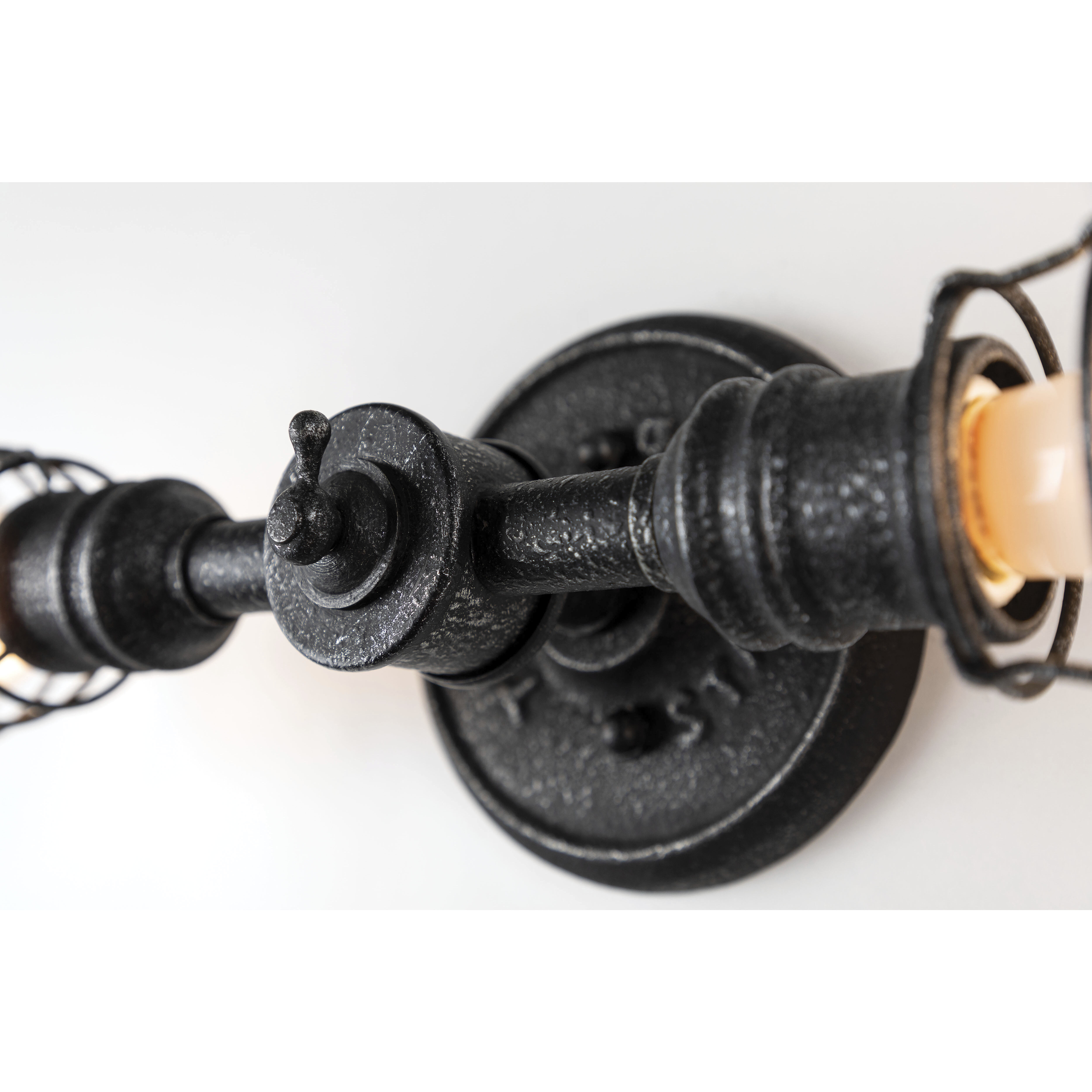 Conduit 2 Light 6 inch Aged Pewter Wall Sconce Wall Light