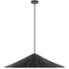 Bohemian 1 Light 35 inch Matte Black Pendant Ceiling Light