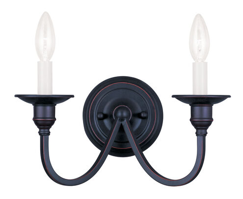 Cranford 2 Light 13 inch Olde Bronze Wall Sconce Wall Light